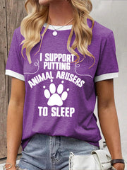 T-shirt Animal Protection Femme