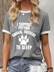 T-shirt Animal Protection Femme