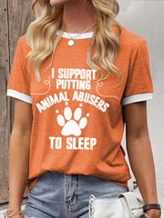 T-shirt Animal Protection Femme