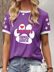 T-shirt Animal Protection Femme