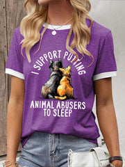 T-shirt Animal Protection Femme