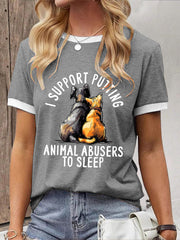 T-shirt Animal Protection Femme