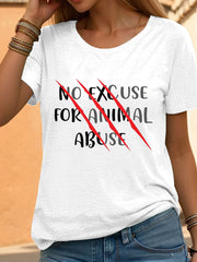 T-shirt Animal Protection Femme
