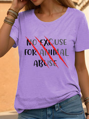 T-shirt Animal Protection Femme