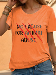 T-shirt Animal Protection Femme