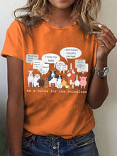 T-shirt respectueux des animaux pour femmes