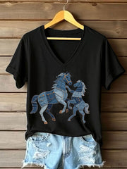 T-shirt Cheval Femme