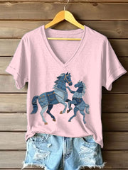 T-shirt Cheval Femme