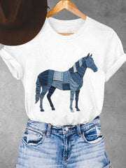 T-shirt Cheval Femme