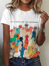T-shirt respectueux des animaux pour femmes
