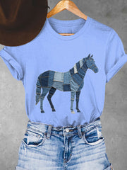T-shirt Cheval Femme