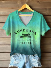 T-shirt à manches courtes France Travel Femme