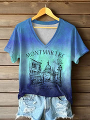 T-shirt à manches courtes France Travel Femme