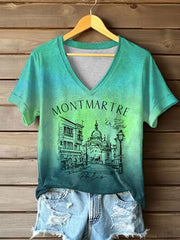 T-shirt à manches courtes France Travel Femme