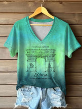 T-shirt à manches courtes France Travel Femme