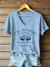 T-shirt à manches courtes France Travel Femme