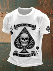 T-shirt de poker pour hommes