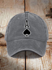 Poker  chapeau vintage unisexe