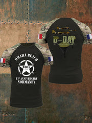 T-shirt 1944 Normandie Military History D-Day pour homme