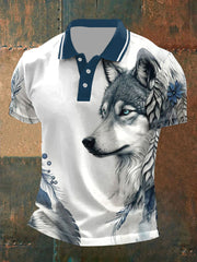 Hauts occasionnels d'impression du loup des hommes