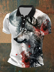 Hauts occasionnels d'impression du loup des hommes