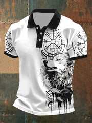 Hauts occasionnels d'impression du loup des hommes