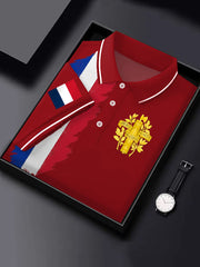 Chemise à manches courtes France pour homme