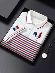 Chemise à manches courtes France Print Homme