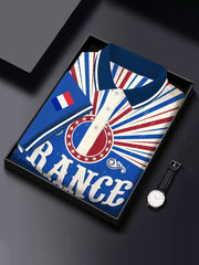 Hauts de style d'affaires français pour hommes