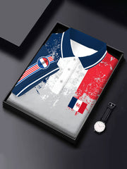 Hauts de style d'affaires français pour hommes