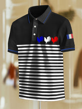 Hauts rayés de style d'affaires français pour hommes