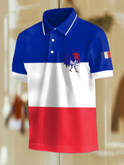 Hauts de style d'affaires français pour hommes