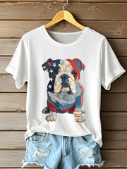 Motif de Patchwork Art T-Shirt des femmes