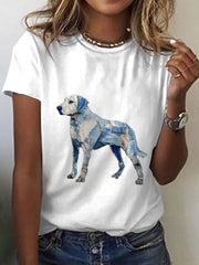 T-shirt Labrador Femme