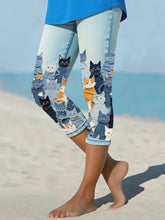 Leggings cropped en denim pour femme