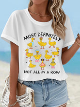 Drôle de canards des femmes très certainement pas tous dans une rangée Casual Tee