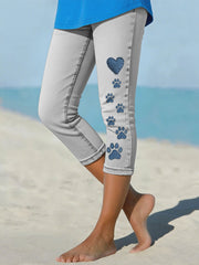 Leggings de patte de denim des femmes