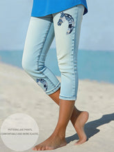 Legging cropped pour femmes Denim Horse