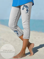 Legging cropped pour femmes Denim Horse