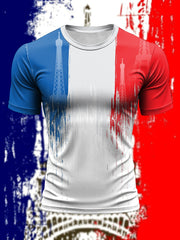 T-shirt de la fête nationale des hommes