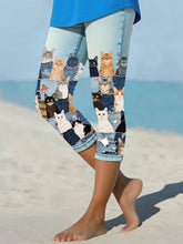 Leggings extensibles en denim pour femmes