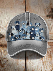 Chapeaux de chien en denim unisexe