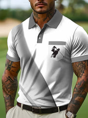 Chemise à manches courtes Business Casual Golf pour hommes