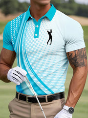 Chemise à manches courtes Business Casual Golf pour hommes