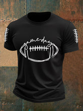 T-shirt décontracté pour hommes Football Gameday Football Fans