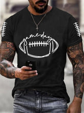 T-shirt décontracté pour hommes Football Gameday Football Fans