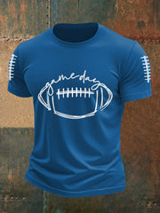 T-shirt décontracté pour hommes Football Gameday Football Fans