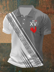 Polo imprimé France pour homme