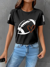 T-shirt décontracté pour femmes Football Gameday Football Fans