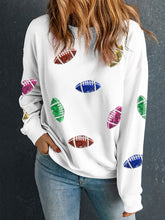 Sweatshirt Imprimé Football Femme